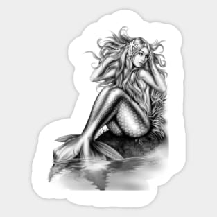 Seductive mermaid Sticker